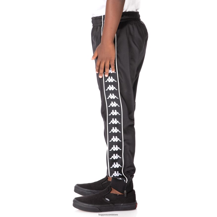 Kappa lapset Lasten 222 banda rastoriazz -housut musta savu Z088BN461