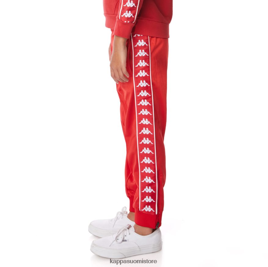 Kappa lapset Lasten 222 banda rastoriazz -housut punainen valkoinen Z088BN460